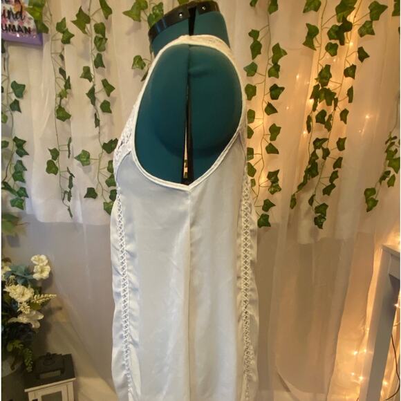 Crochet Lace Women’s Tunic Dress ColorWhite Size Medium - Picture 5 of 5